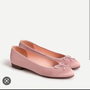 J.Crew Satin Kiki Classic Ballet Flat Size 8.5